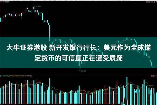 大牛证券港股 新开发银行行长：美元作为全球锚定货币的可信度正在遭受质疑