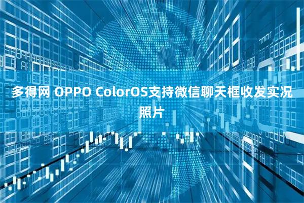 多得网 OPPO ColorOS支持微信聊天框收发实况照片
